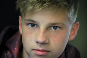 Plek van puistjes